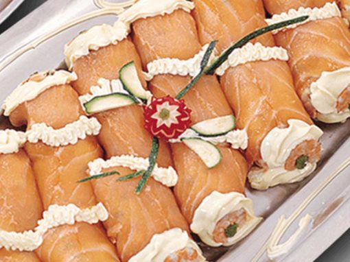 Cannoli di salmone